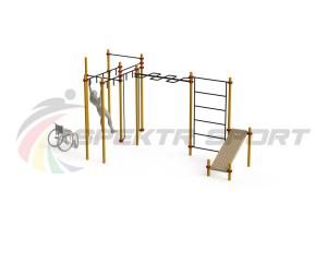Купить Спортивный комплекс для инвалидов-колясочников WRK-D17_76mm в Опочке 