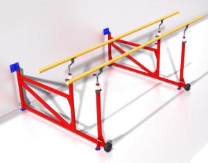 Купить Брусья гимнастические пристенные массовые (жердь дерево) в Опочке 