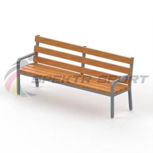 Купить Уличная скамейка со спинкой Дача в Опочке 