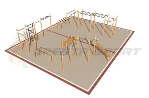 Купить Площадка уличная для воркаут Дворовая 3_76mm в Опочке 