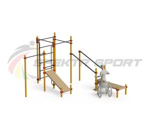Купить Спортивный комплекс для инвалидов-колясочников WRK-D20_76mm в Опочке 