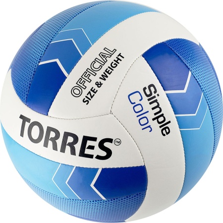 Купить Мяч волейбольный Torres Simple Color любительский р.5 в Опочке 
